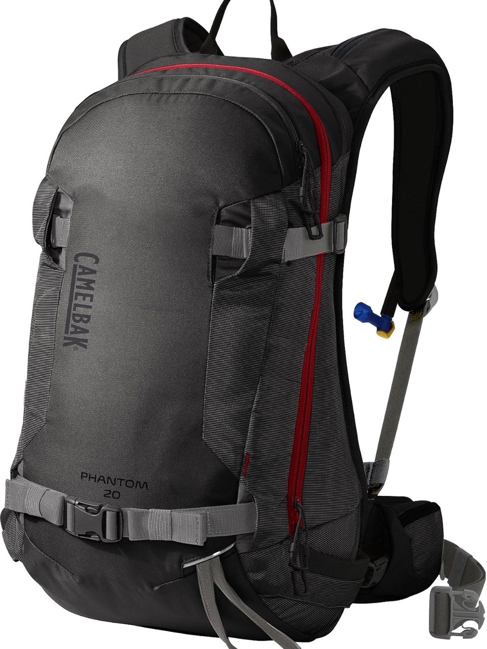 Camelbak Black and Red Phantom 20 Hydration Backpack